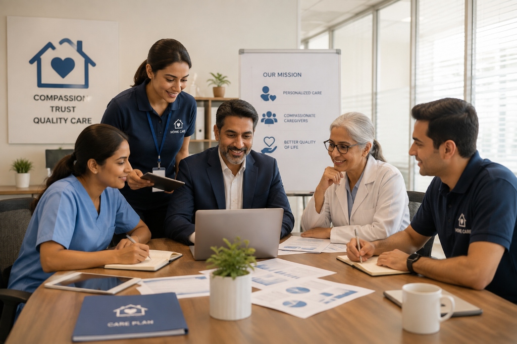 Universe Home Care Services Team Meeting